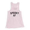 Spooky AF Women's Flowey Tank Top Soft Pink | Funny Shirt from Famous In Real Life