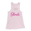 Blonde Funny Women's Flowey Tank Top Soft Pink | Funny Shirt from Famous In Real Life