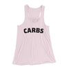 Carbs Women's Flowey Tank Top Soft Pink | Funny Shirt from Famous In Real Life