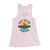 They See Me Rowing Funny Women's Flowey Tank Top Soft Pink | Funny Shirt from Famous In Real Life