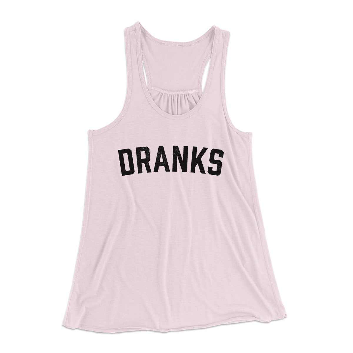 Dranks Women's Flowey Tank Top Soft Pink | Funny Shirt from Famous In Real Life