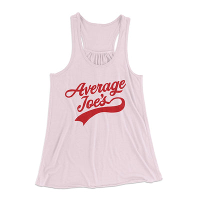 Average Joe's Team Uniform Women's Flowey Tank Top Soft Pink | Funny Shirt from Famous In Real Life