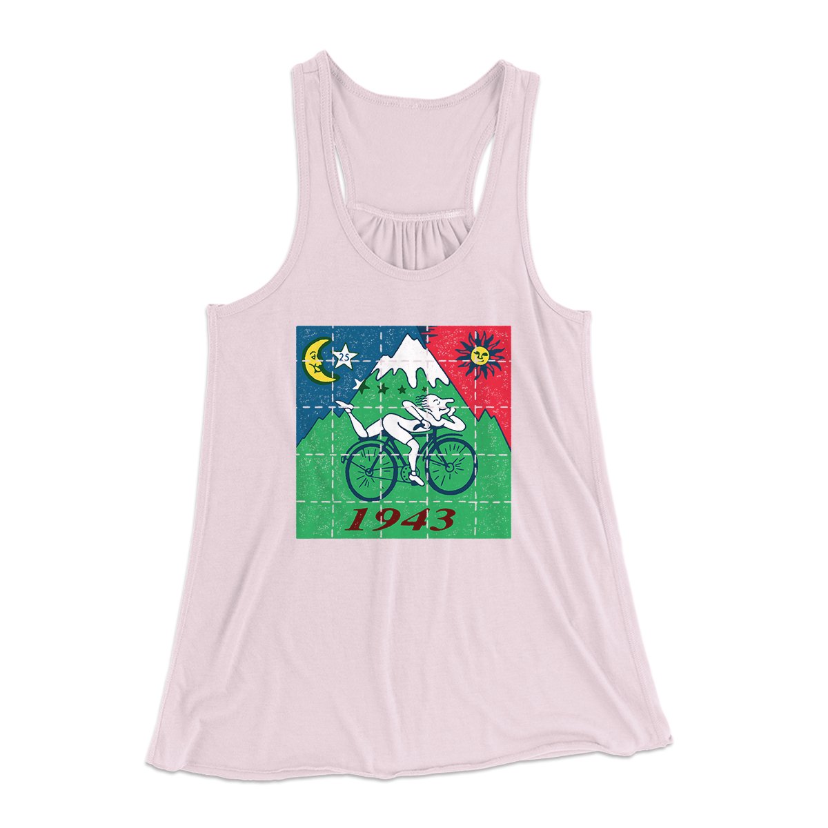 Bicycle Day 1943 Women's Flowey Tank Top | Funny Shirt from Famous In Real Life