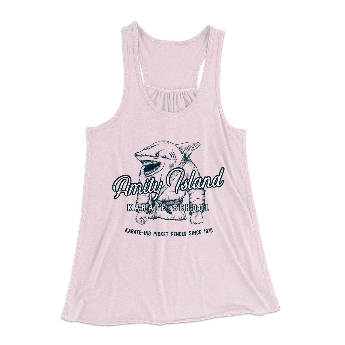 Amity Island Karate School Women's Flowey Tank Top | Funny Shirt from Famous In Real Life