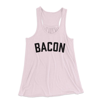 Bacon Women's Flowey Tank Top Soft Pink | Funny Shirt from Famous In Real Life