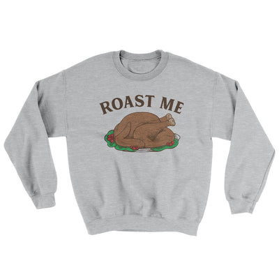 Roast Me Ugly Sweater Sport Grey | Funny Shirt from Famous In Real Life