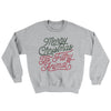 Merry Christmas Ya Filthy Animal Sweatshirt Sport Grey | Funny Shirt from Famous In Real Life