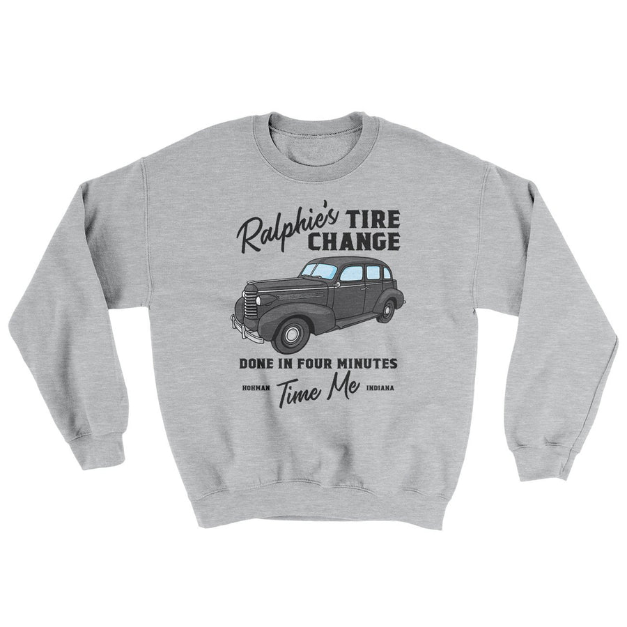 Ralphie's Tire Change Ugly Sweater | Funny Shirt from Famous In Real Life