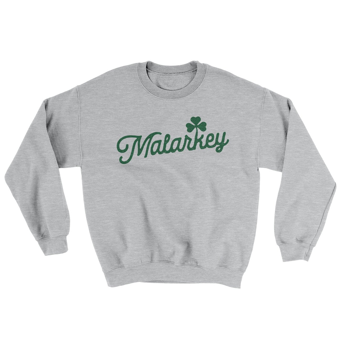Malarkey Ugly Sweater Sport Grey | Funny Shirt from Famous In Real Life