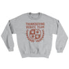 Thanksgiving Debate Team Ugly Sweater Sport Grey | Funny Shirt from Famous In Real Life