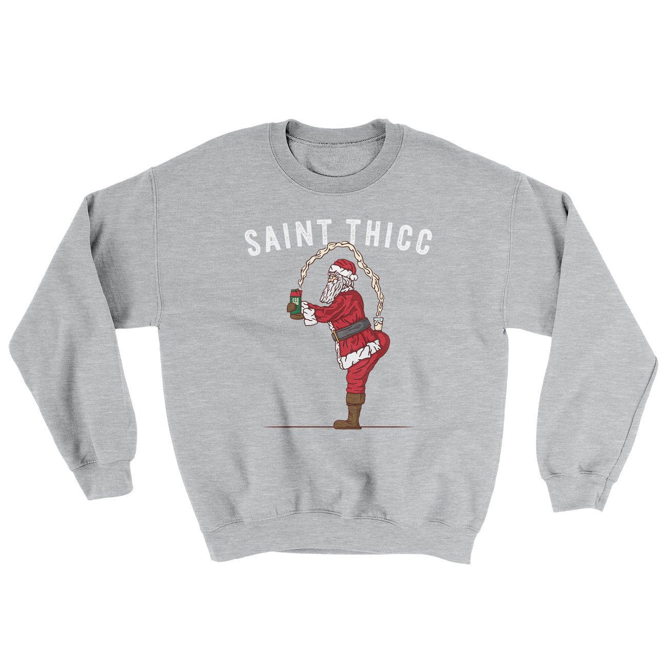 Saint Thicc Ugly Sweater | Funny Shirt from Famous In Real Life