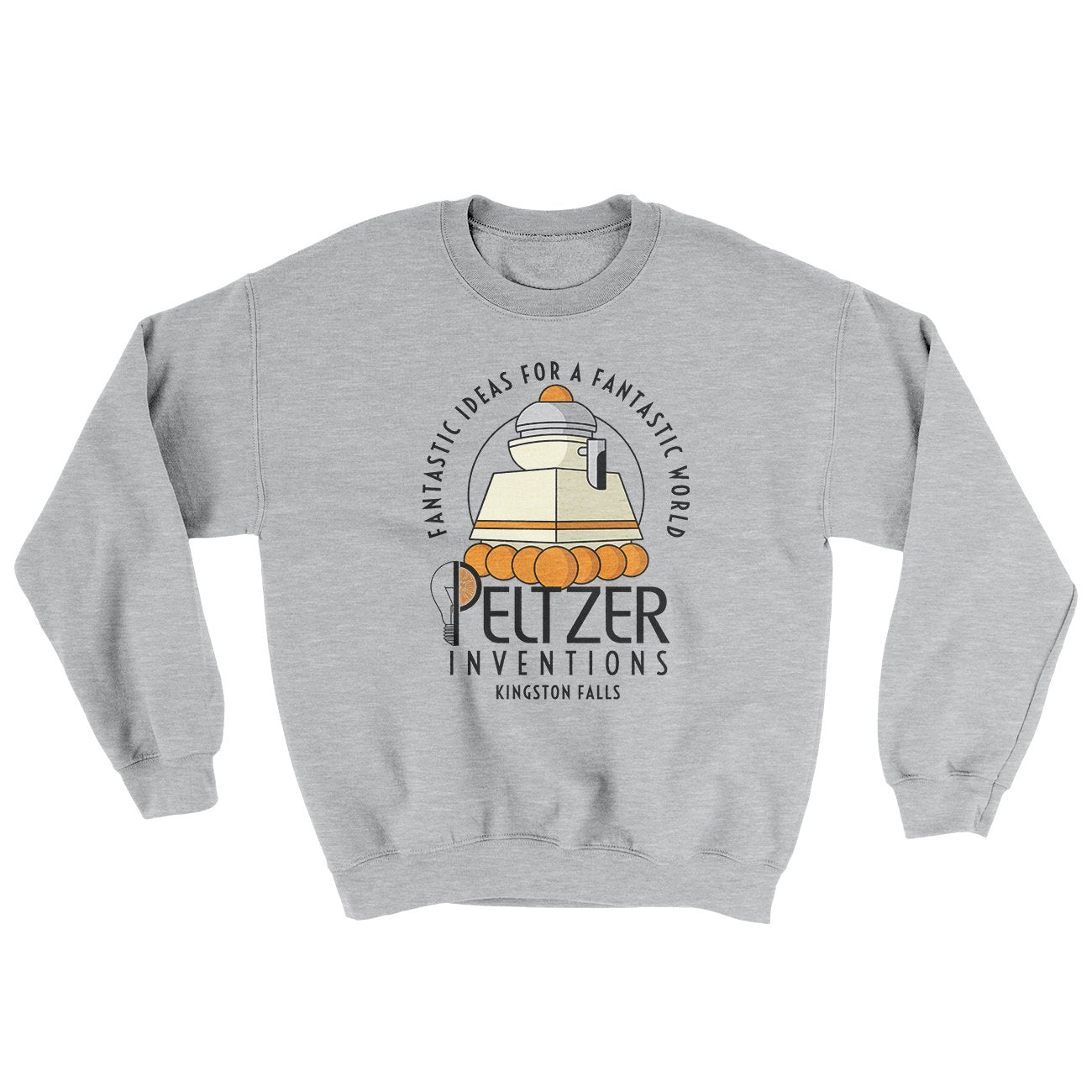 Peltzer Inventions Ugly Sweater Sport Grey | Funny Shirt from Famous In Real Life