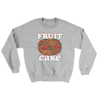 Fruitcake Ugly Sweater Sport Grey | Funny Shirt from Famous In Real Life