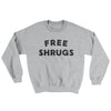 Free Shrugs Ugly Sweater Sport Grey | Funny Shirt from Famous In Real Life
