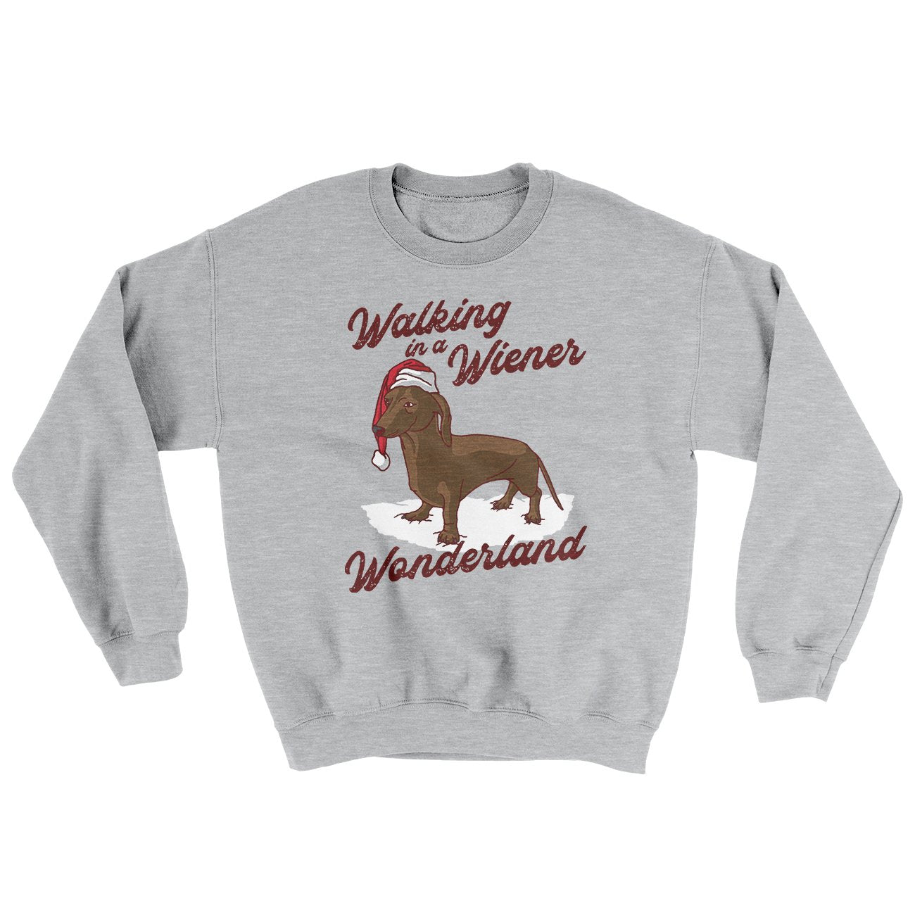 Walking In A Wiener Wonderland Ugly Sweater | Funny Shirt from Famous In Real Life