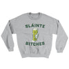 Sláinte Bitches Ugly Sweater Sport Grey | Funny Shirt from Famous In Real Life
