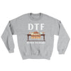 DTF: Down To Feast Ugly Sweater Sport Grey | Funny Shirt from Famous In Real Life