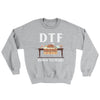 DTF: Down To Feast Ugly Sweater Sport Grey | Funny Shirt from Famous In Real Life