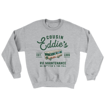 Cousin Eddie's RV Maintenance Men/Unisex Ugly Sweater Sport Grey | Funny Shirt from Famous In Real Life