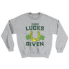 Zero Lucks Given Ugly Sweater Sport Grey | Funny Shirt from Famous In Real Life