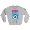 PAWS Dog Ugly Sweater Sport Grey | Funny Shirt from Famous In Real Life