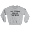 100% That Witch Ugly Sweater Sport Grey | Funny Shirt from Famous In Real Life