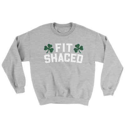 Fit Shaced Ugly Sweater Sport Grey | Funny Shirt from Famous In Real Life