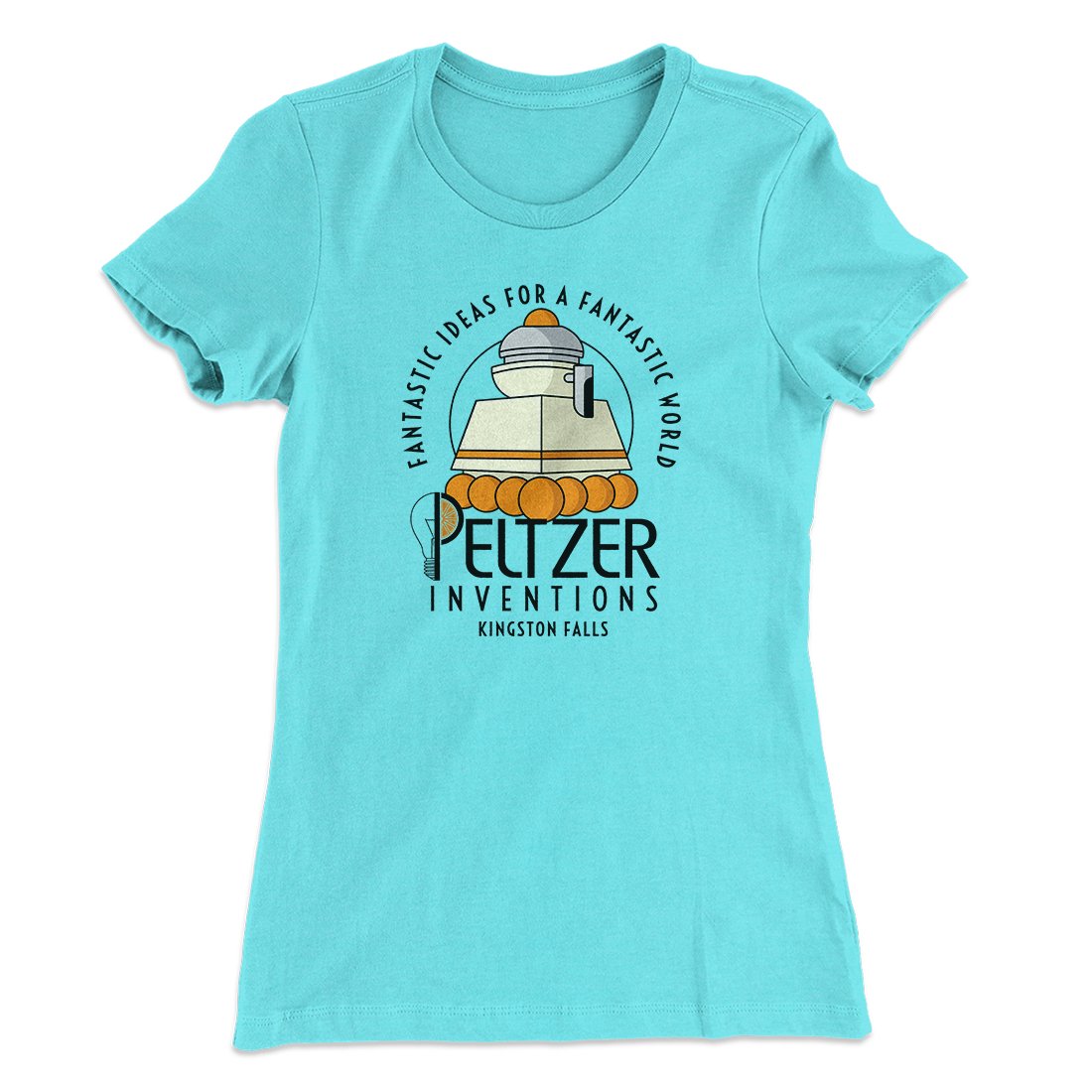 Peltzer Inventions Women's T-Shirt | Funny Shirt from Famous In Real Life