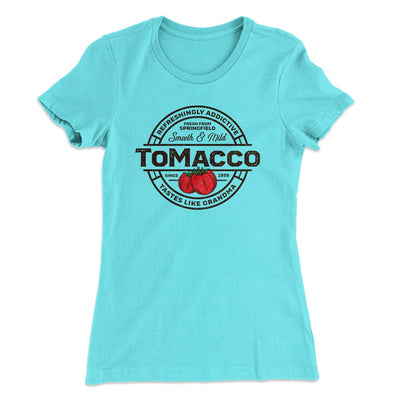 Tomacco Women's T-Shirt Tahiti Blue | Funny Shirt from Famous In Real Life