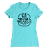 The Regal Beagle Women's T-Shirt Tahiti Blue | Funny Shirt from Famous In Real Life