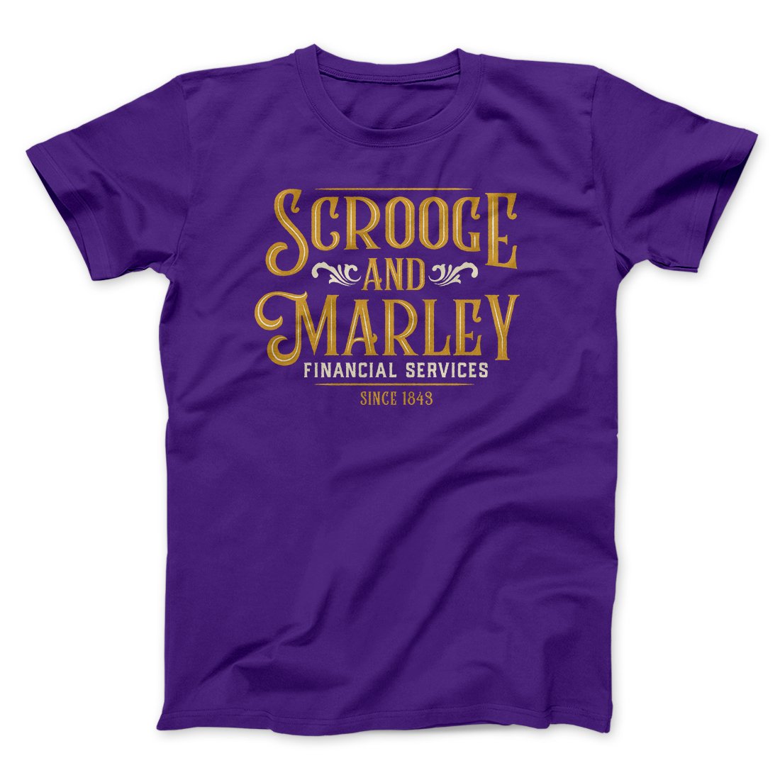 Scrooge & Marley Financial Services Funny Movie Men/Unisex T-Shirt | Funny Shirt from Famous In Real Life