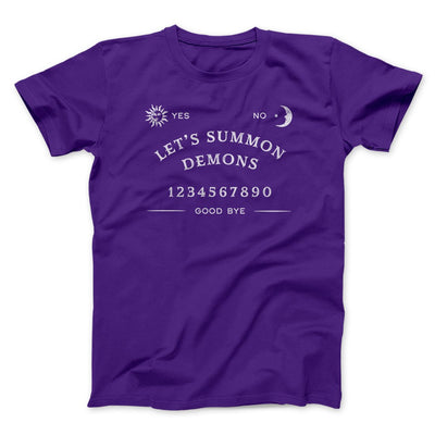 Let's Summon Demons Men/Unisex T-Shirt Team Purple | Funny Shirt from Famous In Real Life