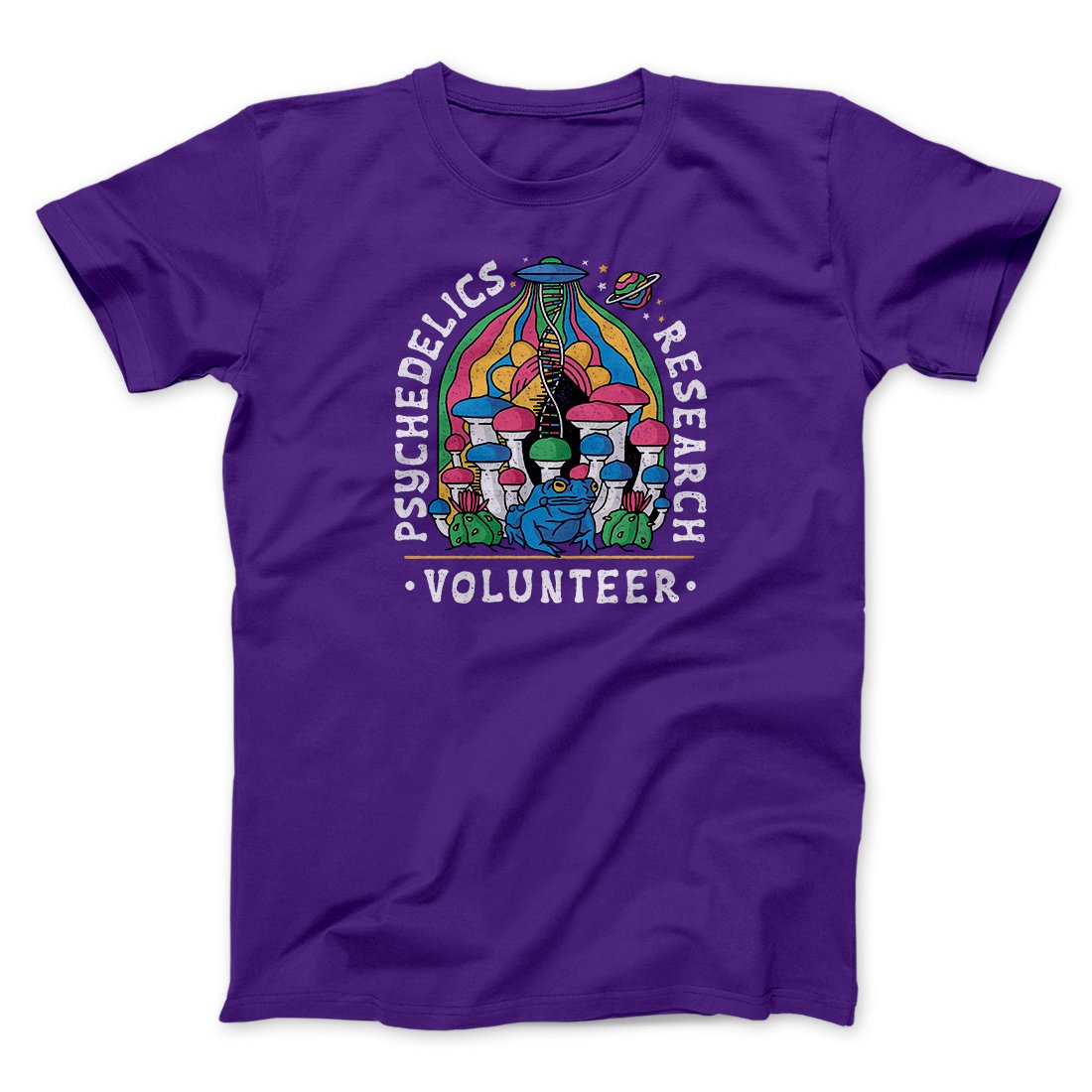 Psychedelics Research Volunteer Men/Unisex T-Shirt | Funny Shirt from Famous In Real Life