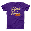 Piece Out Funny Thanksgiving Men/Unisex T-Shirt Team Purple | Funny Shirt from Famous In Real Life