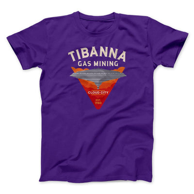 Tibanna Gas Mining Funny Movie Men/Unisex T-Shirt Team Purple | Funny Shirt from Famous In Real Life