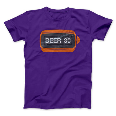 Beer:30 Men/Unisex T-Shirt Team Purple | Funny Shirt from Famous In Real Life