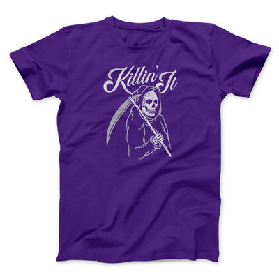 Killin' It Men/Unisex T-Shirt Team Purple | Funny Shirt from Famous In Real Life