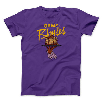 Game: Blouses Men/Unisex T-Shirt Team Purple | Funny Shirt from Famous In Real Life