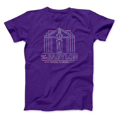 The Babylon Funny Movie Men/Unisex T-Shirt Team Purple | Funny Shirt from Famous In Real Life