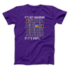 It's Not Hoarding If It's Vinyl Men/Unisex T-Shirt Team Purple | Funny Shirt from Famous In Real Life