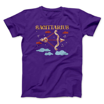 Sagittarius Men/Unisex T-Shirt Team Purple | Funny Shirt from Famous In Real Life