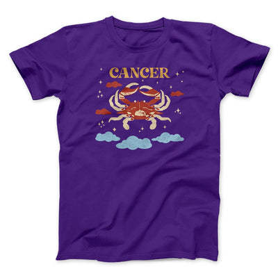 Cancer Men/Unisex T-Shirt Team Purple | Funny Shirt from Famous In Real Life