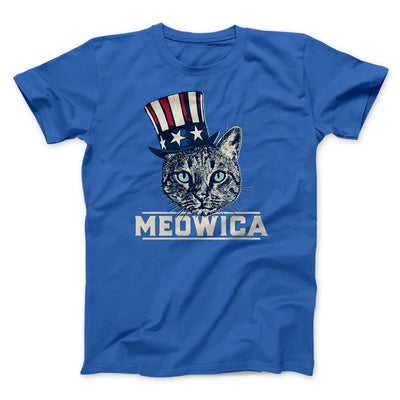 Meowica Men/Unisex T-Shirt True Royal | Funny Shirt from Famous In Real Life