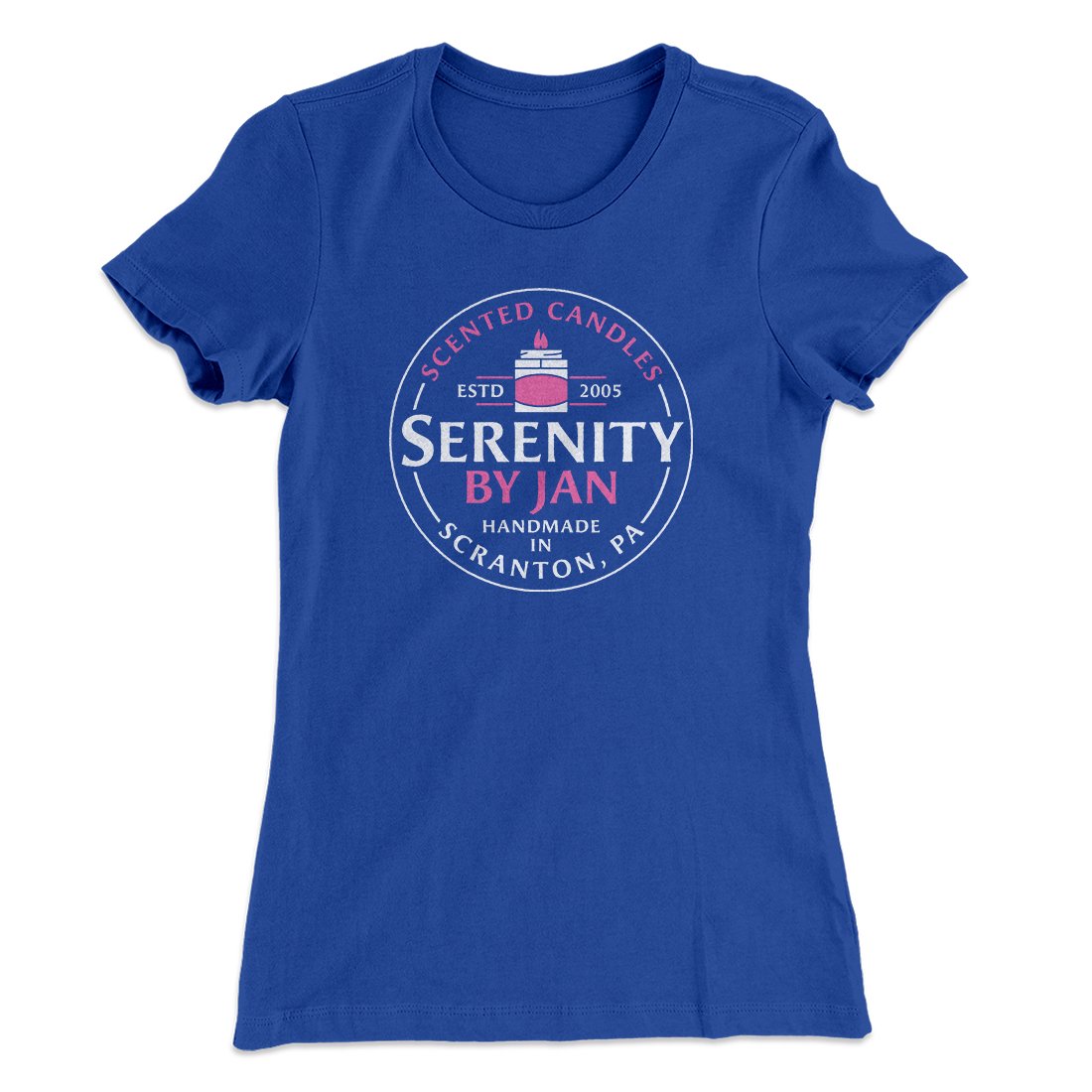 Serenity By Jan Women's T-Shirt Royal | Funny Shirt from Famous In Real Life