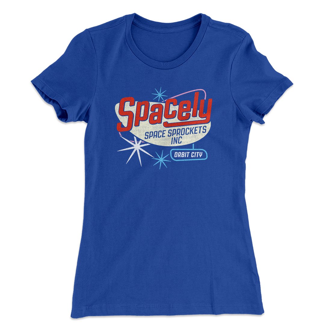 Spacely Space Sprockets Women's T-Shirt | Funny Shirt from Famous In Real Life