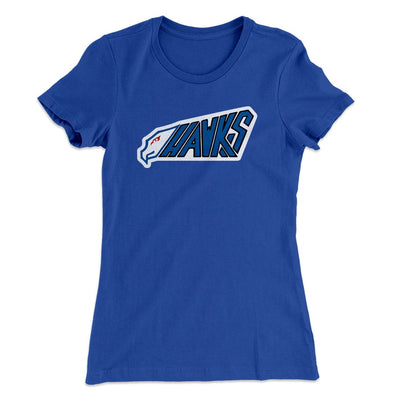 HAWKS Women's T-Shirt Royal | Funny Shirt from Famous In Real Life