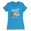 Focker's Dairy Women's T-Shirt Turquoise | Funny Shirt from Famous In Real Life