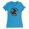 It's Not Hoarding If It's Wine Women's T-Shirt Turquoise | Funny Shirt from Famous In Real Life