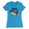 Happy Hallowiener Women's T-Shirt Turquoise | Funny Shirt from Famous In Real Life
