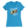 Frequent Flyer Women's T-Shirt Turquoise | Funny Shirt from Famous In Real Life